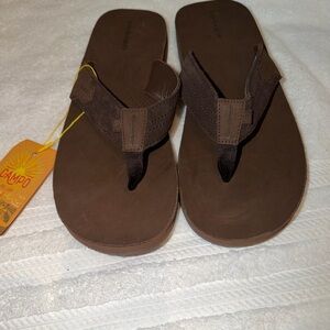 NWT Cobian Men's Lazo Leather Sandals Flip Flops Size 13